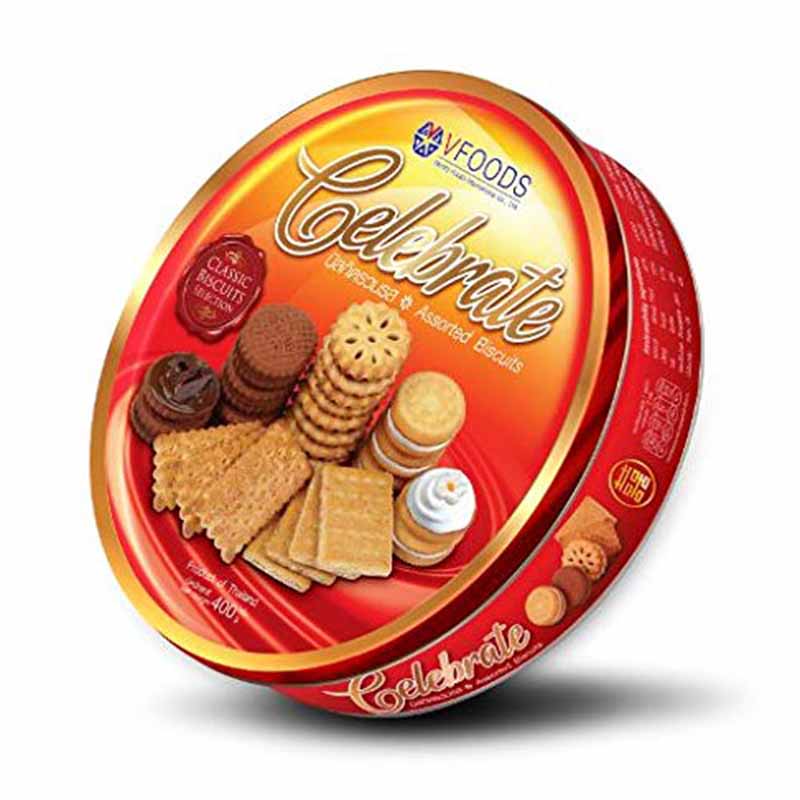 Chocolate cookie tin