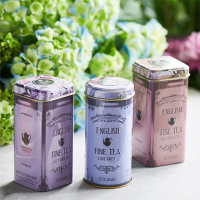 Coffee bean tin box