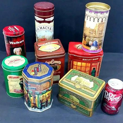 Custom tin can packaging wholesale